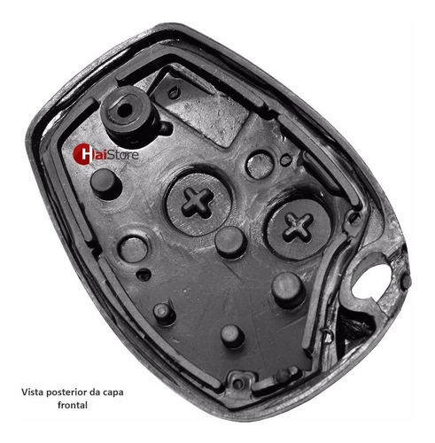 Imagem 2 de 2 de Capa Chave Telecomando Renault Sandero Logan Clio Controle