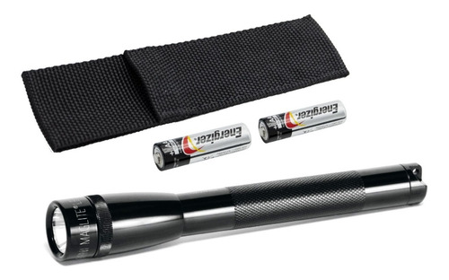 Imagen 2 de 8 de Linterna Led Maglite Mini Pro 332 Lumens 172mts +2 Pilas Aa.