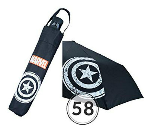 Sombrilla O Paraguas - Auto Umbrella Marvel Captain America 