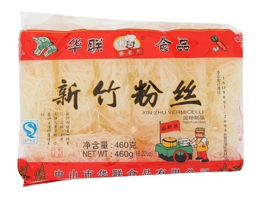 Macarrão de Arroz Chinês Xin Zhu Vermicelli 460g