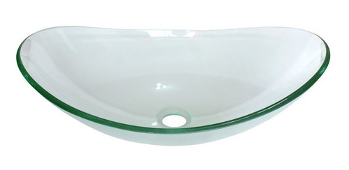 Bacha Baño Cuenca Vidrio Cristal 53x35 Cm Daccord