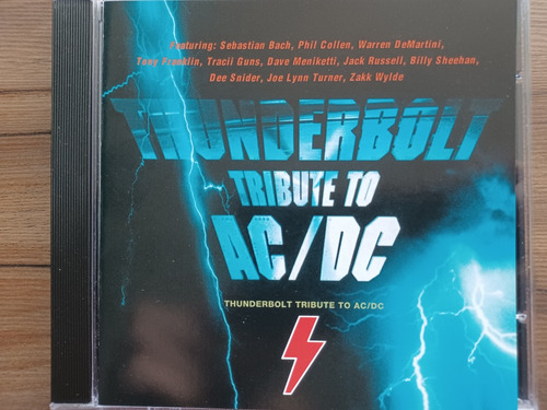 Cd Thunderbolt Tribute To Ac/dc C/ Sebastian Bach Zakk Wylde