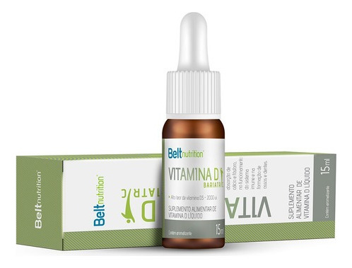 Vitamina D3 Belt Bariatric- 15 Ml- 2.000ui Cada 2 Gotas