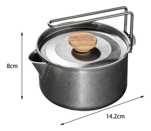 Tetera De Camping Tetera De 1,2 L Tetera Ligera For Acampar