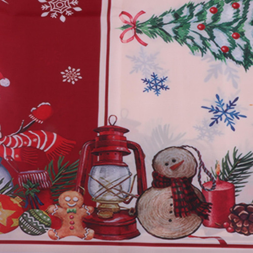 Mantel Navideño, Mantel Rústico Impermeable 140cmx220cm