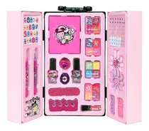 Comprar A Set Maquillaje Para Niñas Lavable Juego Belleza Real 35