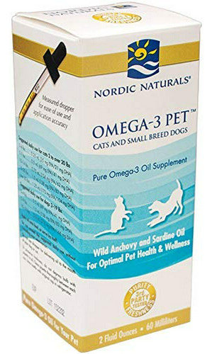 Omega-3 Mascotas (gatos Y Perros Pequeños) - 2oz (2 Pack)