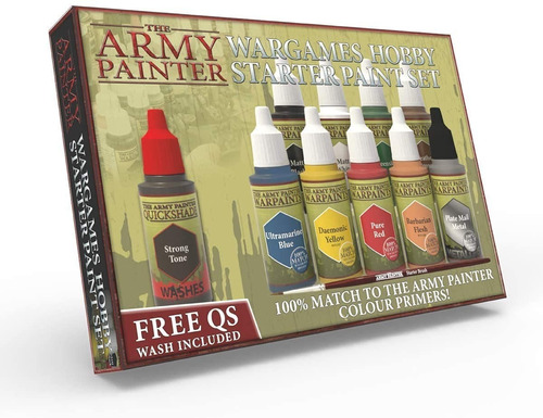 Set De 10 Pinturas P/ Modelismo Army Painter - Botes De 18ml