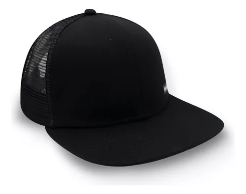 Gorra Negra Hurley Trucker Snapback Original Visera Plana