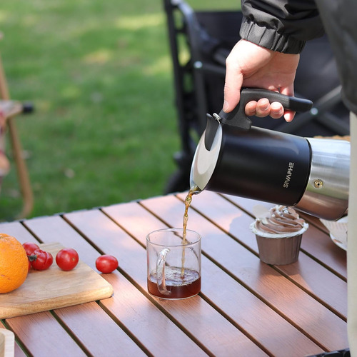 Estufa De Acero Inoxidable 6 Tazas De Inducción Para Café Es
