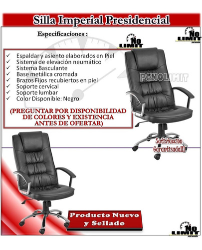 Silla Imperial Presidencial, Oficina Sala Pcnolimit Mx