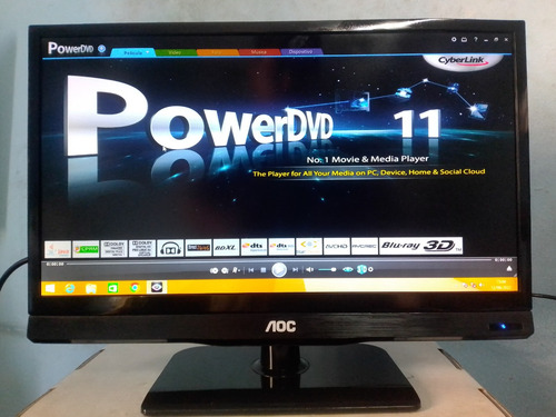 Monitor / Tv 20¨ Led Hdmi/vga Le20a1140 Aoc ----- 17/19/22 (Usado)
