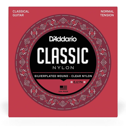 Imagen 1 de 10 de Encordado Guitarra Clasica Daddario Ej27n Ó Ej27h