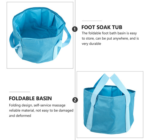 Lavabo Plegable Portátil Para Viajes Al Aire Libre Para Pies