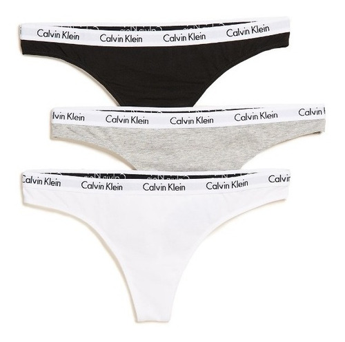 Calvin Klein Underwear Women&#39;s Carousel Pack De 3 Tanga