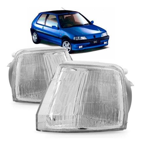 Par Pisca Seta Lanterna Dianteira Peugeot 106 1992 Á 1996