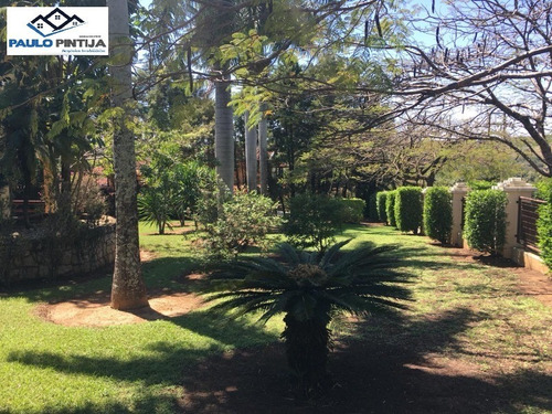 Chácara No Mosteiro De Itaici Com 6 Suítes, Piscina, Sauna. 1.000m De Construção Em Terreno De 5.000m - Ch00387 - 34143929