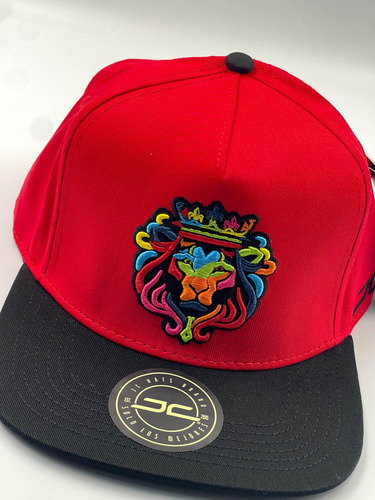 Gorra Jc Hats Rey Colores Red | Diseño Exclusivo Ajustable Rojo Ajustable