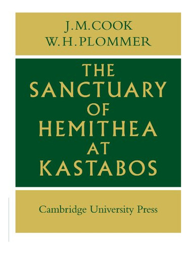 Libro Sanctuary Of Hemithea At Kastabos De Cook Cambridge Un