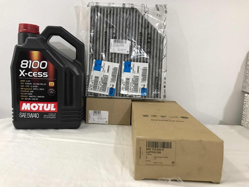 Kit De 3 Filtros Originales Audi A5 2.0 2012 + Motul 8100 5l