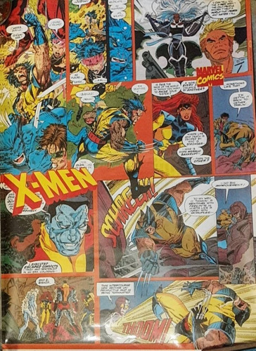 Poster Lamina X Men Wolverine Marvel Cromy Papel Comics