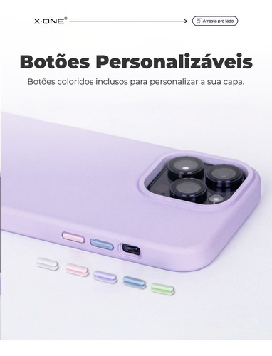 Capa Dropguard Colors iPhone 13 Pro Proteção X-one Sakura