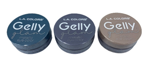 Pack 3 Sombras Líquidas Metálicas - Gelly Glam