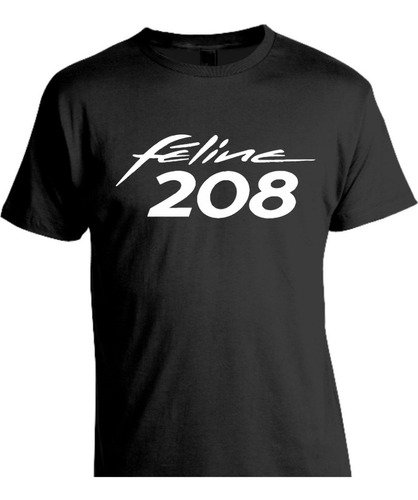 Remera Fierrera Peugeot 208 Feline Algodon