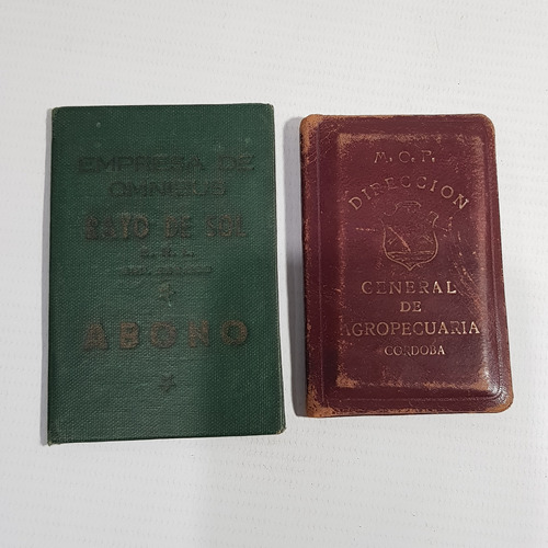 Antiguos Carnets Agropecuario Lote X 2 Mag 60065