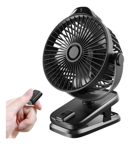 Ventilador De Escritorio Dilibird + Clip 10000mah Negro