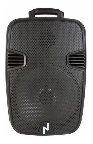 Imagen 2 de 7 de Parlante Portatil Noga 1500w Bt 12 Led Fm Radio Karaoke