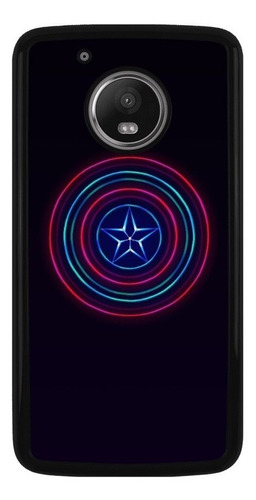 Funda Protector Para Motorola Moto Capitan America Escudo