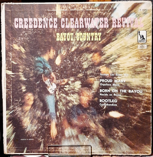 Disco Lp Creedence Clearwater Revival Bayou Country #5867