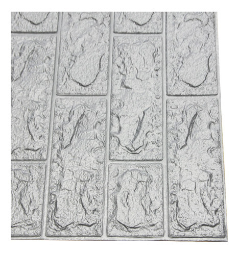 Revestimiento Adhesivo Para Pared 70 X 77 Plateado