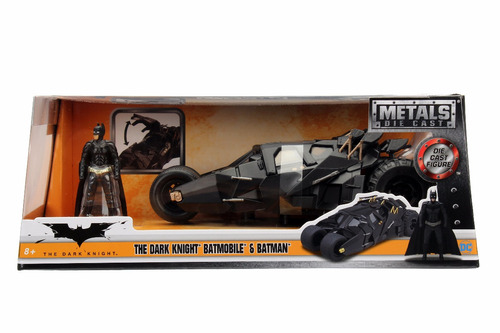 Batimovil Y Batman 2008 Metal Diecast 1/24 Colección