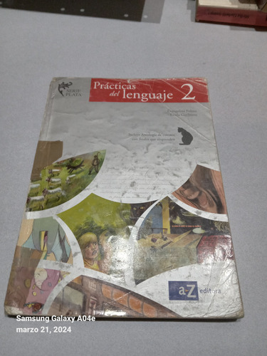 Libro Prácticas Del Lenguaje 2. Az Editora, Serie Plata