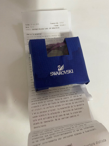 Brazalete Pulsera Swarovski Slake Scar Morado Ed Limitada Morado 40 Cm 1.067 M (Usado)