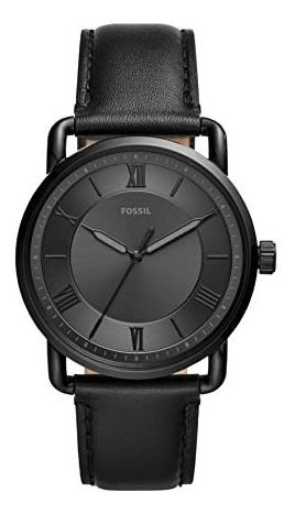 Fossil Men's Copeland Quartz Acero Inoxidable Y Cuero Wrj9m