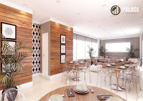 Apartamento Com 3 Dormitórios À Venda, 88 M² Por R$ 335.000,00 - Vila Assunção - Praia Grande/sp - Ap1122