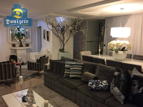 Cobertura Com 4 Dormitórios À Venda, 244 M² Por R$ 2.300.000,00 - Vila Guilhermina - Praia Grande/sp - Co1628