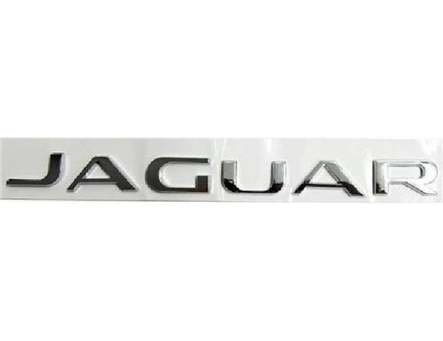 Emblema Jaguar Traseiro Cromado Original 19cm X 1,6cm