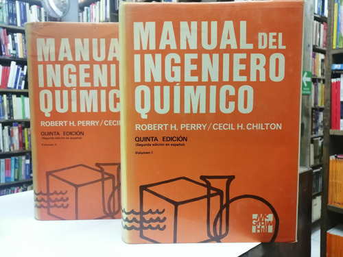 Libro. Manual Del Ingeniero Químico 2t. Perry Y Chilton. 