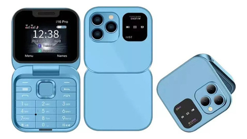 Teléfonos Celulares Plegables Pequeños I16pro De 1.77 Pulgad