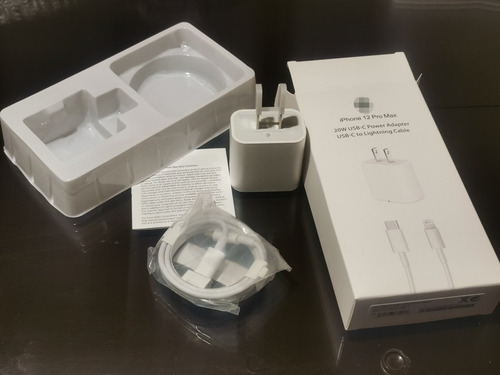 Imagen 2 de 2 de Cargador 20w Y Cable Tipo C A Lightning Compatible Apple