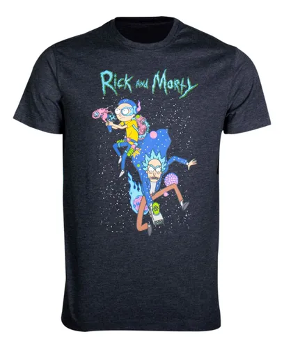 Playera rick online and morty mujer