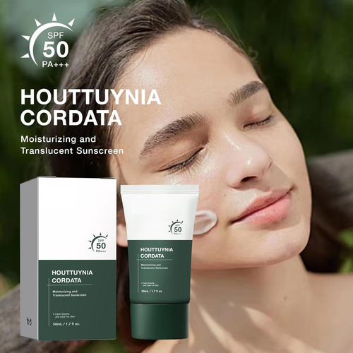 Daily Moisturizing Sunscreen | Spf50+ Clear, No Whitening,2