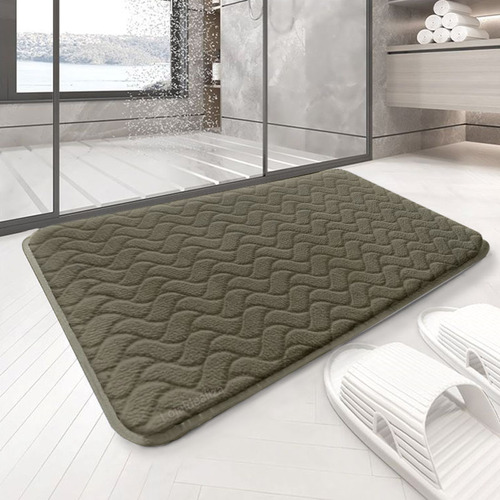 2 Alfombra Baño Super Soft Suave Antideslizante Orka 40x60