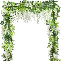 Comprar Guirnalda De Wisteria Flores Artificiales Decoración