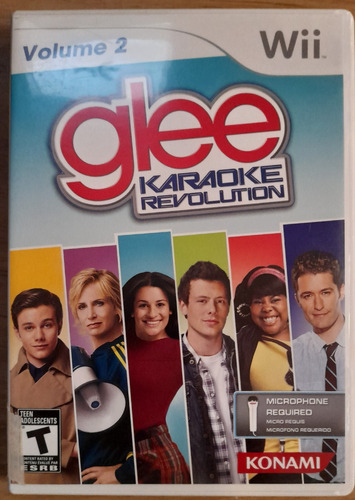 Videojuego Karaoke Revolution: Glee Vol 2 Para Nintendo Wii