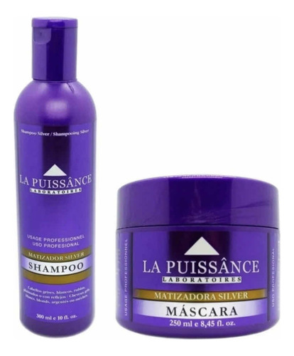 La Puissance Matizador Violeta Shampoo 300ml + Mascara 250ml